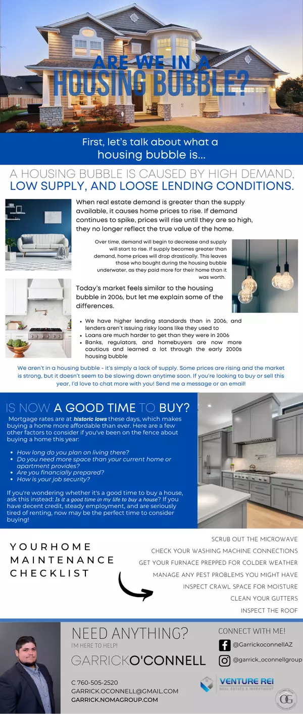 Are We In a Housing Bubble?,Garrick O'Connell