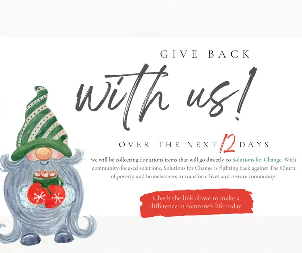 Give Back With Us! ,The Pinamonti Lundy Group