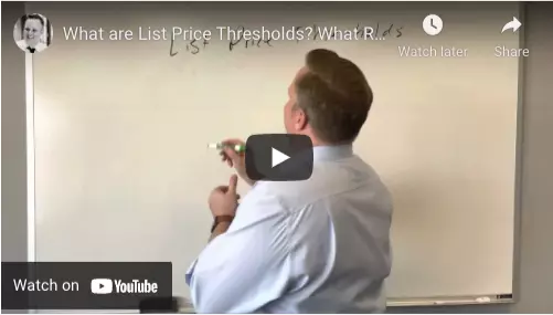 Agent Tip - List Price Thresholds  - What agents need to know. ,EXIT Realty Metro Careers