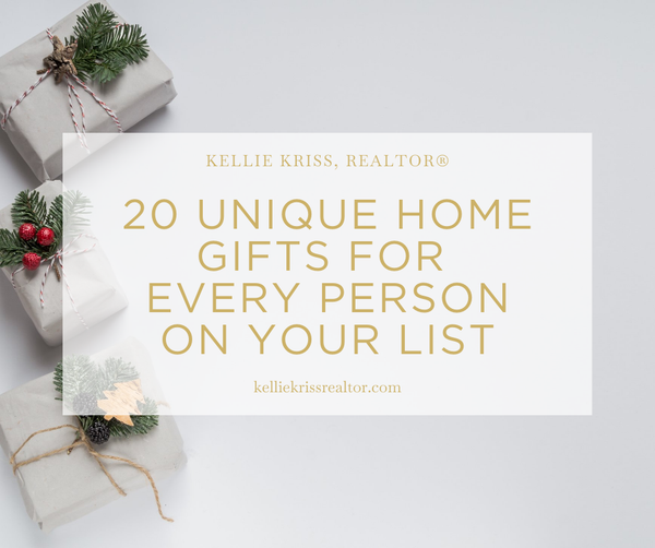 20 Unique Home Gifts for Every Person on Your List,Kellie Kriss