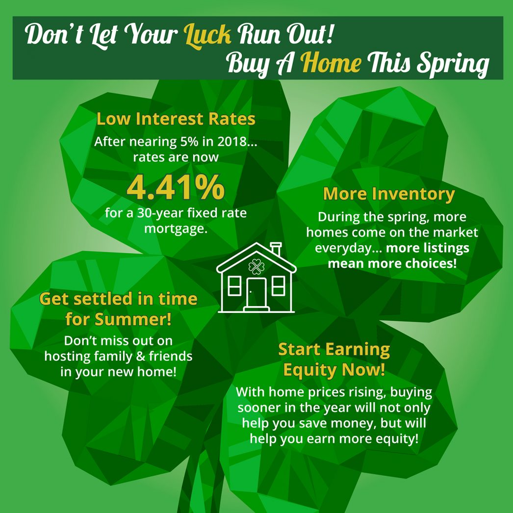 Don&rsquo;t Let Your Luck Run Out! Buy A Home This Spring [INFOGRAPHIC] | My KCM