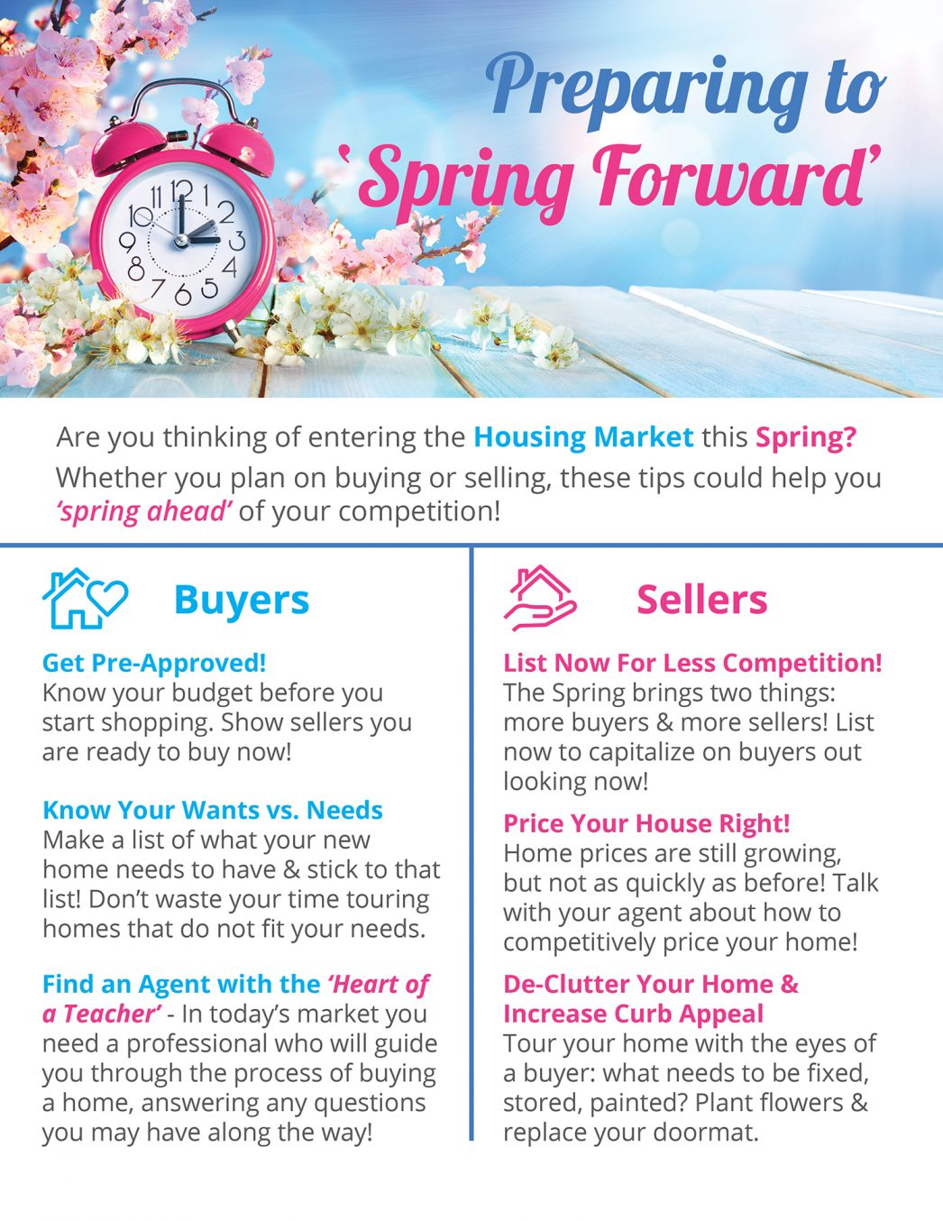 Preparing to Spring Forward