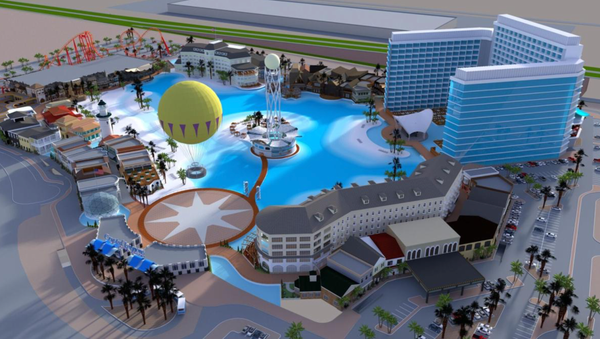 Crystal Lagoons Island Resort Breaks the Ground in Glendale,Crystal Lagoons