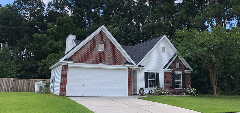 brick two story home in crowfield plantation