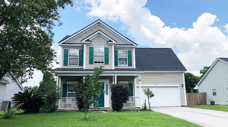 large home with garage in crowfield plantation