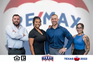 Photo of-Right to Left-Broker Patrick Maxam, Associate Broker Rey Maxam and real estate agents Melissa Sciortino, Paul Podhorn