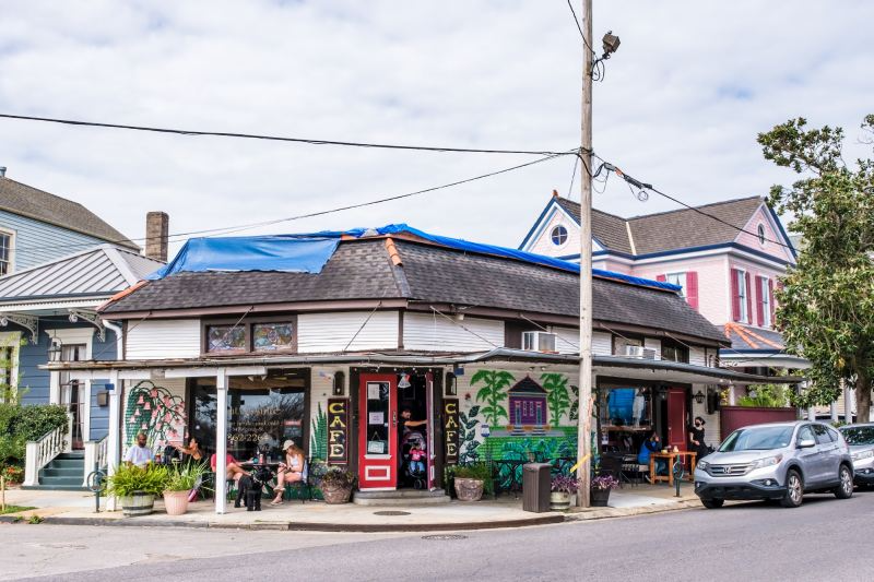 Tout de Suite Cafe in Algiers Point, New Orleans
