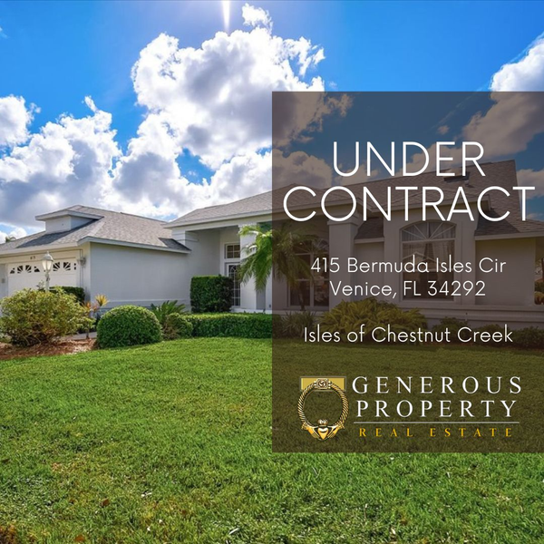 Under Contract | 415 Bermuda Isles Cir Venice, FL 34292,Troy Sacco