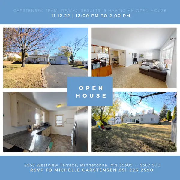 Minnetonka Open House Saturday, Nov. 12th 12-2pm!,Chuck Carstensen