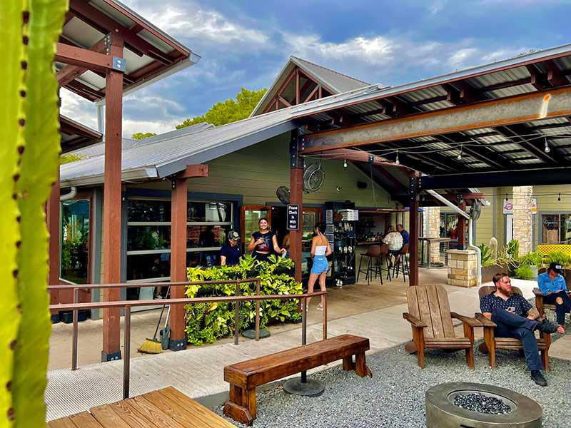 Community Pizza & Beer Garden in Wimberley, TX