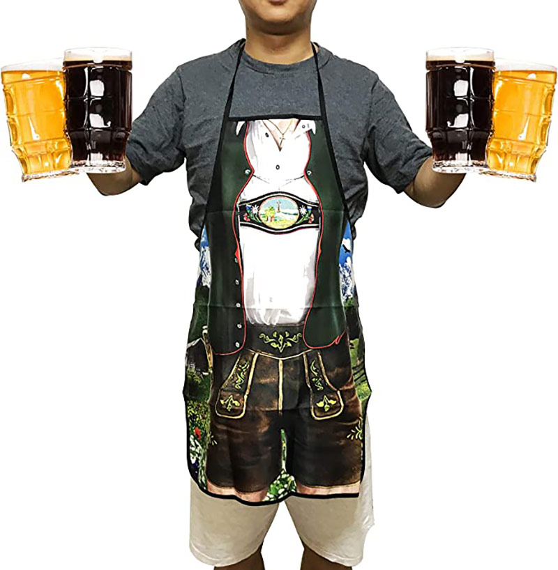 Image of Oktoberfest-themed chef's apron