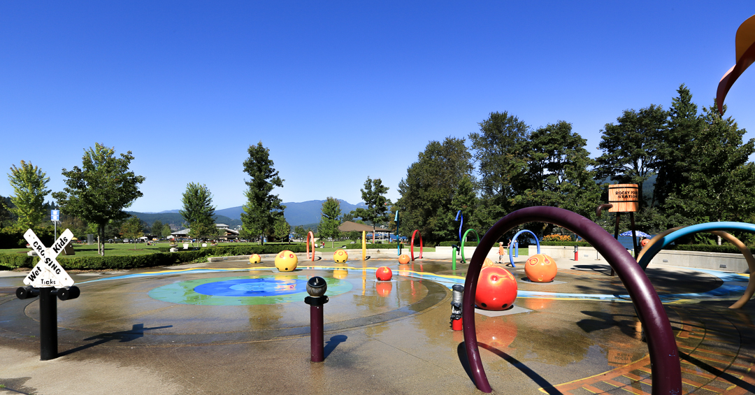 Water Park in Rocky Point Park, Port Moody BC.