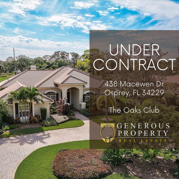 Under Contract | 438 Macewen Dr Osprey, FL 34229,Troy Sacco