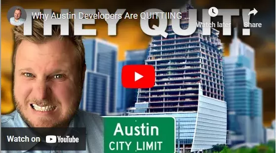 Why Austin Developers Are QUITTING the Housing Market!,Jeremy Knight