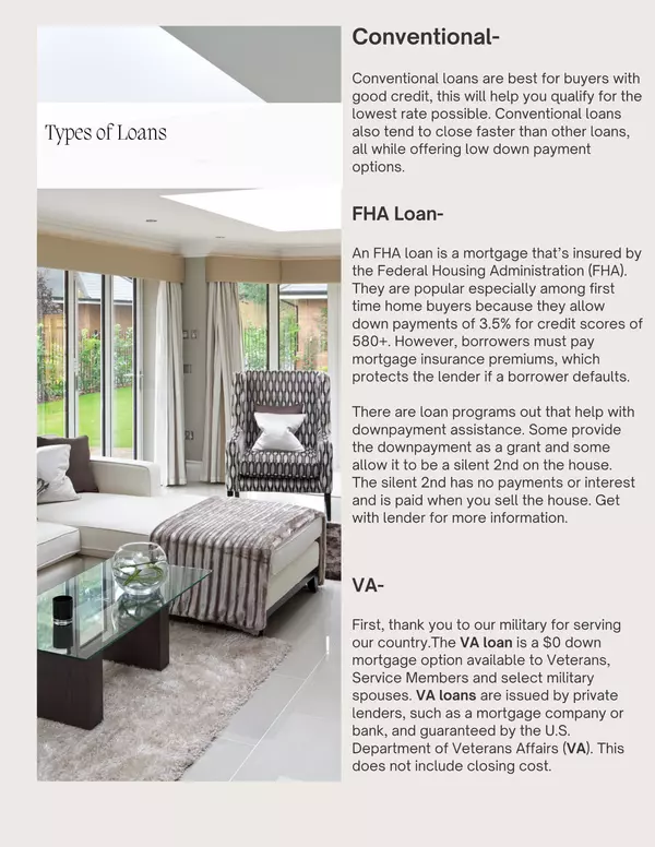 Types of Home Loans