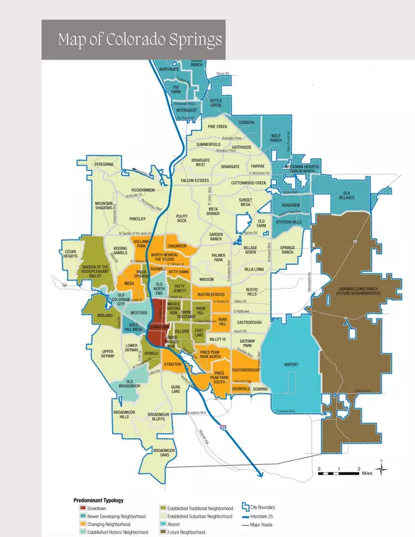 Map of Colorado Springs