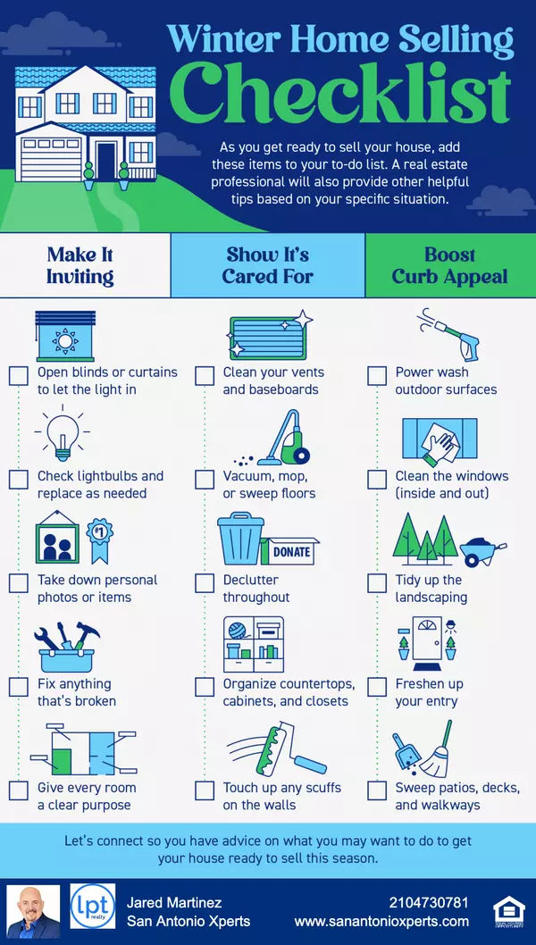 Winter Home Selling Checklist [INFOGRAPHIC],Jared Martinez