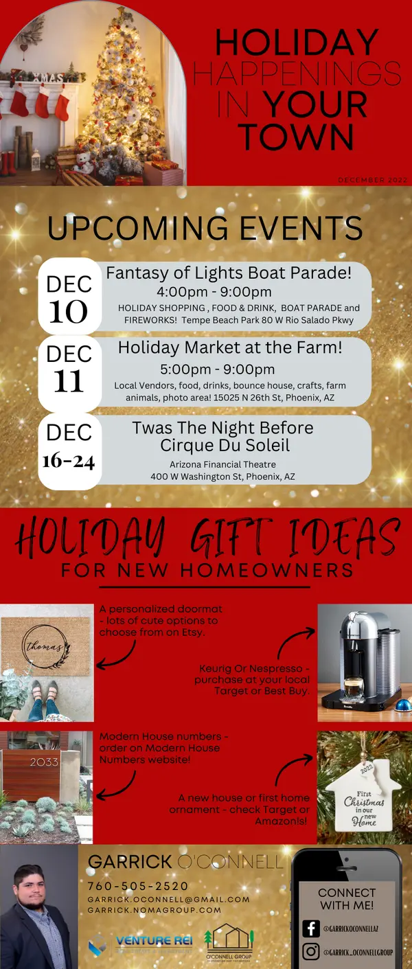 Holiday Happenings in Your Town 2022,Garrick O'Connell
