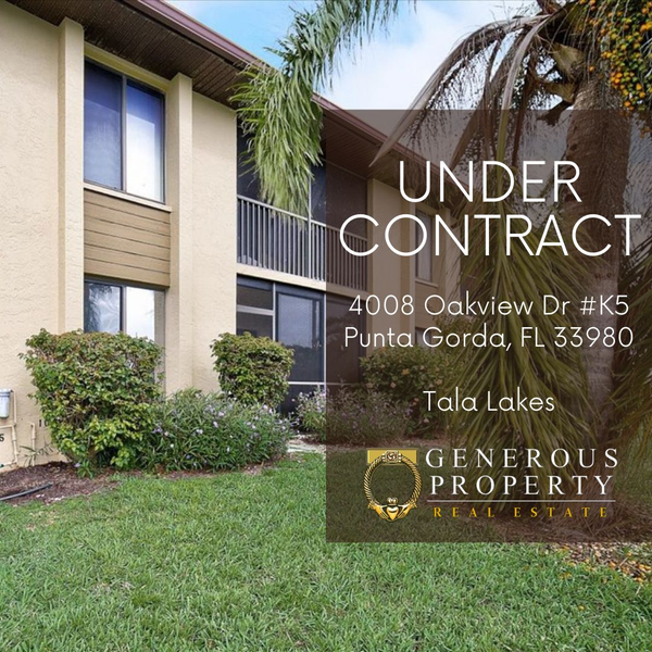 Under Contract | 4008 Oakview Dr #K5 Punta Gorda, FL 33980,Troy Sacco