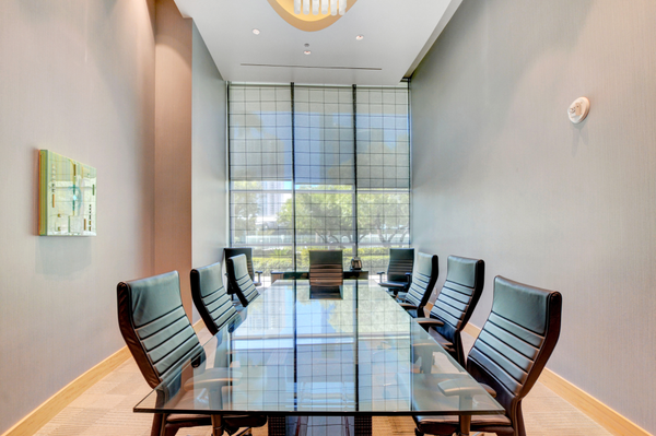 The business center located inside of Turnberry Towers available to all residents