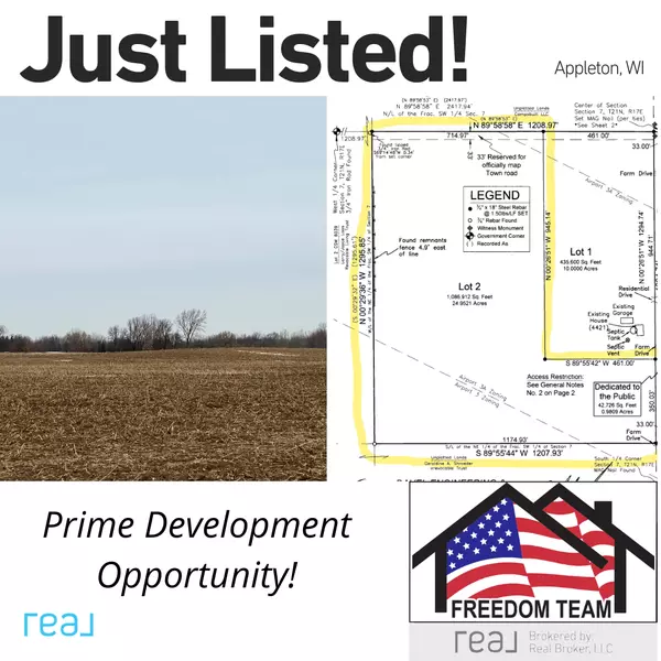 Just Listed!  Appleton, WI,Freedom Team