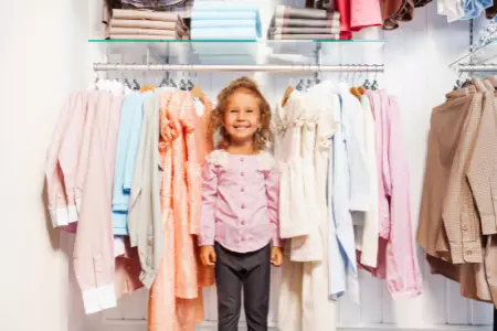 feature image of 5 WAYS TO KEEP YOUR KIDS’ CLOSETS ORGANIZED