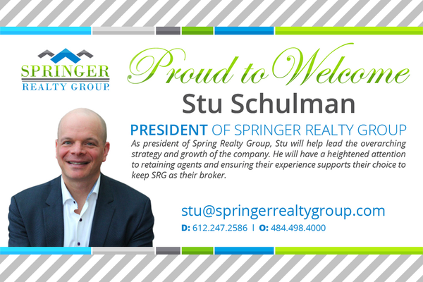 Springer Realty Group Names Stu Schulman as President,John Larney