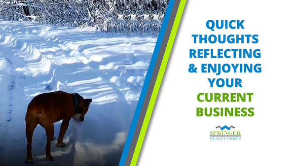 Quick Thoughts on Reflecting and Enjoying Your Current Business with Stu Schulman of SRG,John Larney