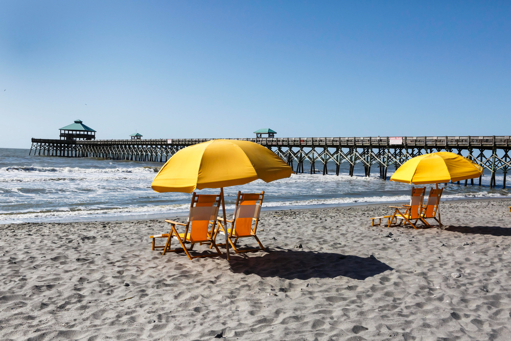 The pier at Folly Beach