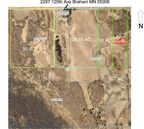 Build Your Dream Home on 20 Acres in Braham,Chuck Carstensen