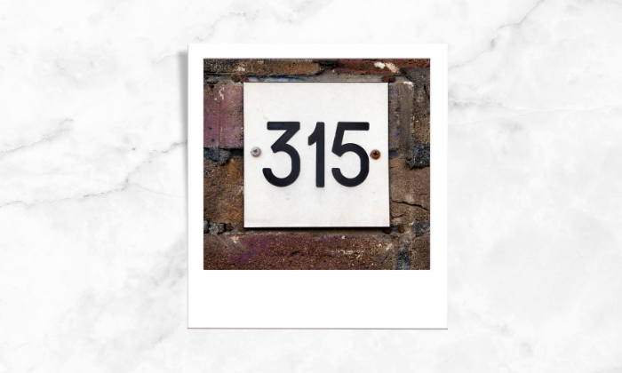 Photo of a house number