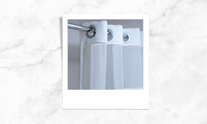 Photo of a shower curtain