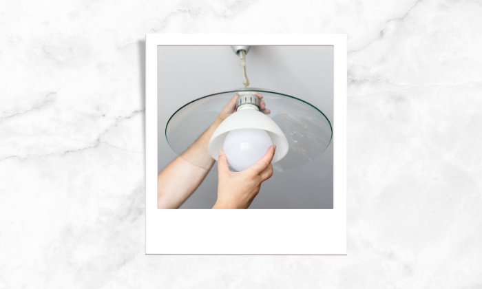 Photo of fixing light bulbs
