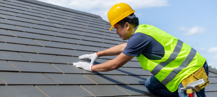 Fix any loose shingles on the roof for protection against heavy snowfall