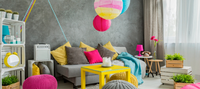 Work with colour.