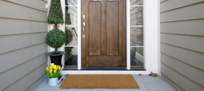 Often neglected detail: the front door.