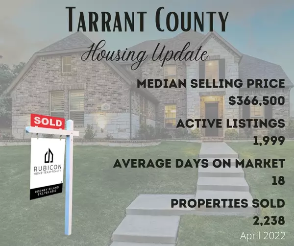 April 2022 Tarrant County Housing Report,Rebecca Pitman