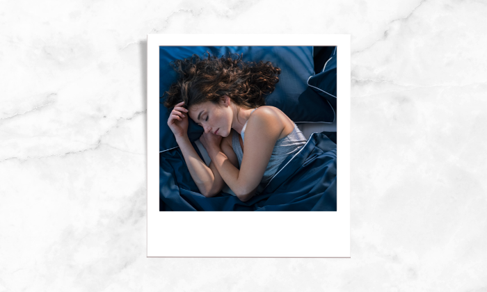 Photo of a sleeping woman