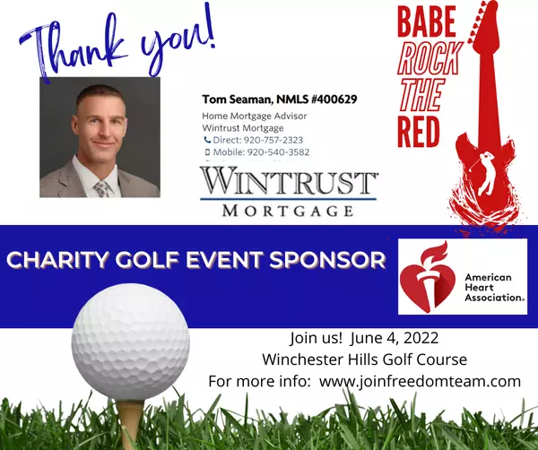 Thank you Tom Seaman, Wintrust Mortgage!,Freedom Team