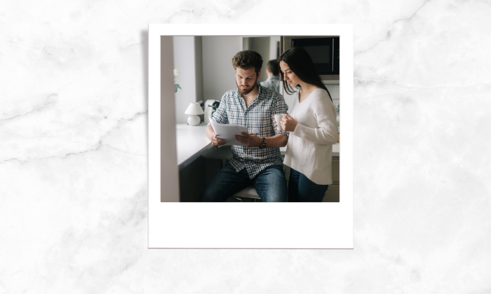 Photo of a couple having a discussion