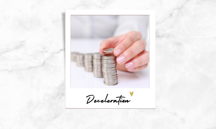 Photo of a person putting a set of coins together