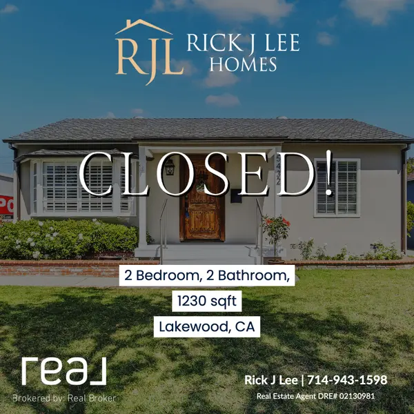 Closed on 5432 Pimenta St. Lakewood, CA 90712,Rick Lee