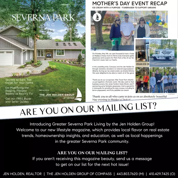 Don't Miss Out! Get On Our Mailing List! ,Jen Holden