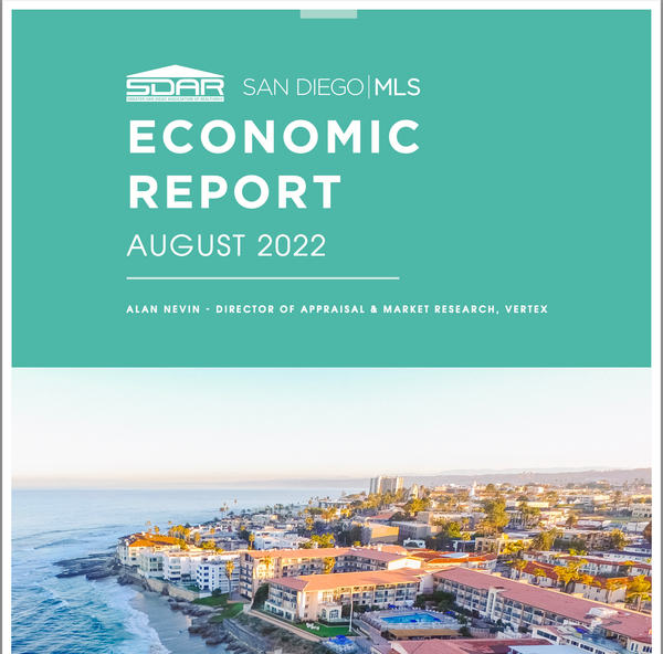 August 2022 SDAR Economic Report by Alan Nevin