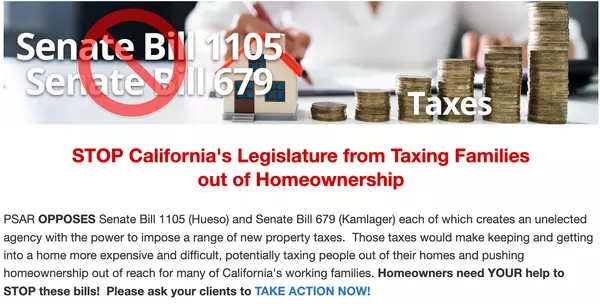 Alert- Oppose New Property Taxes!