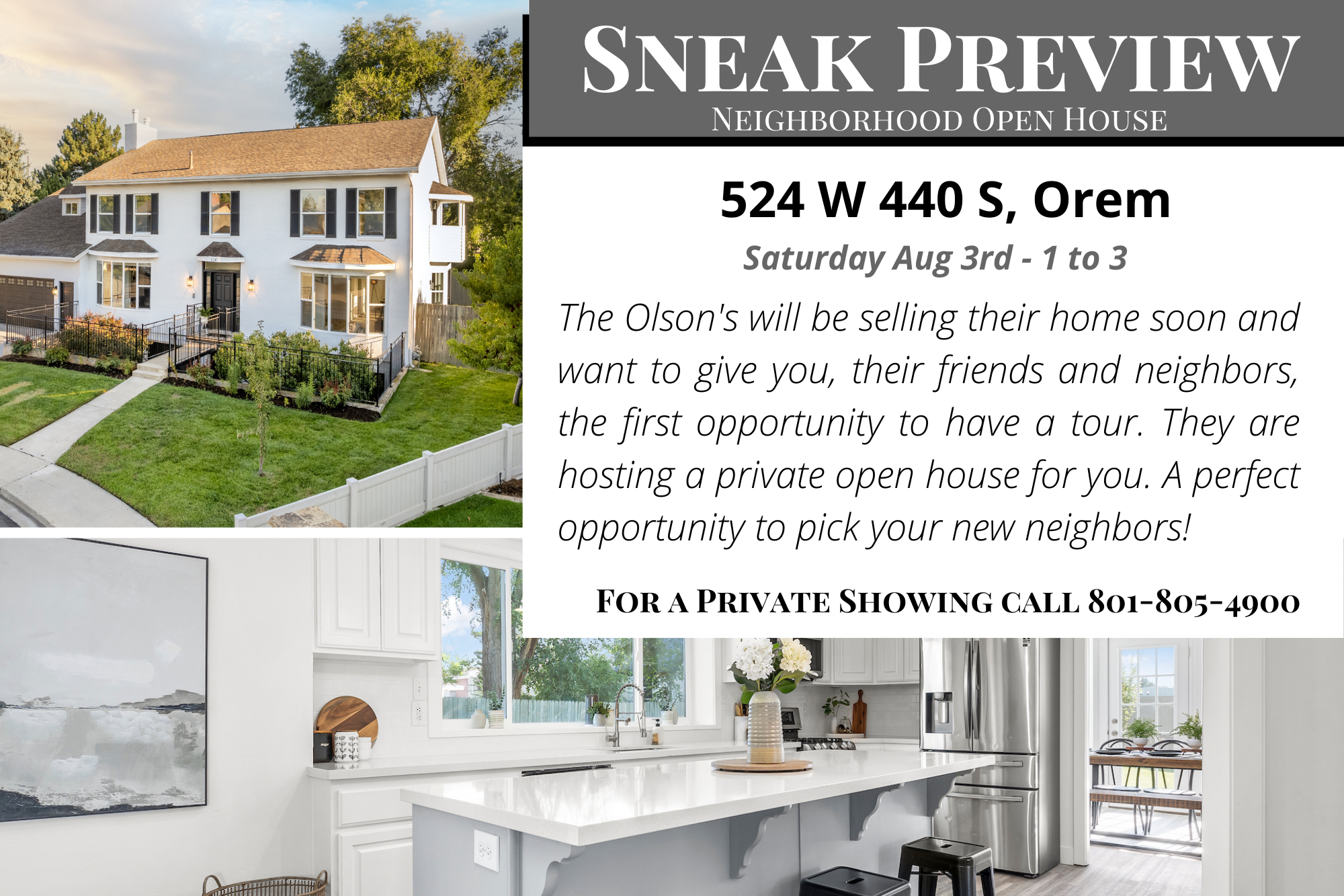 open house flyer