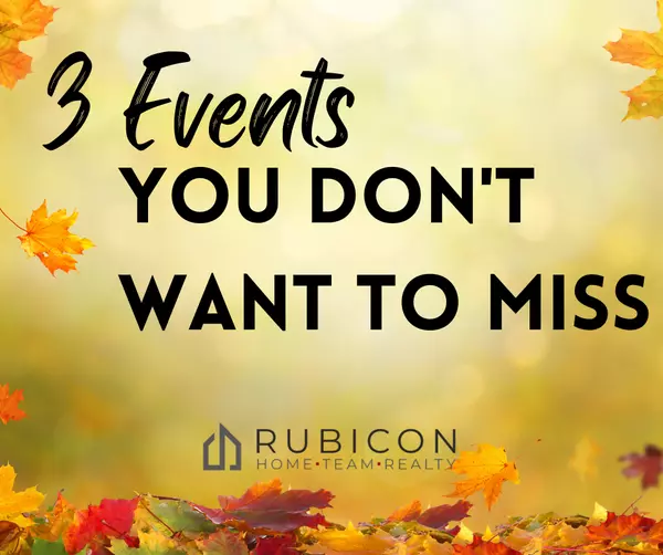 Make sure to check out these events this fall!,Rebecca Pitman