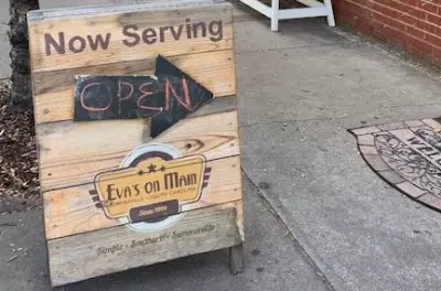 Eva's on Main - New Owners, Same Southern Hospitality,Susan Gardner