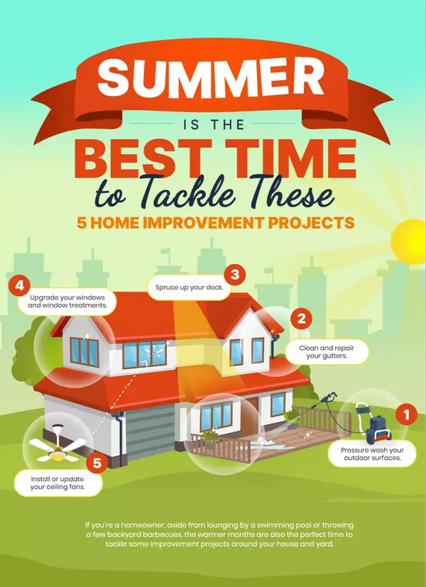Summer Is The Best Time to Tackle These 5 Home Improvement Projects