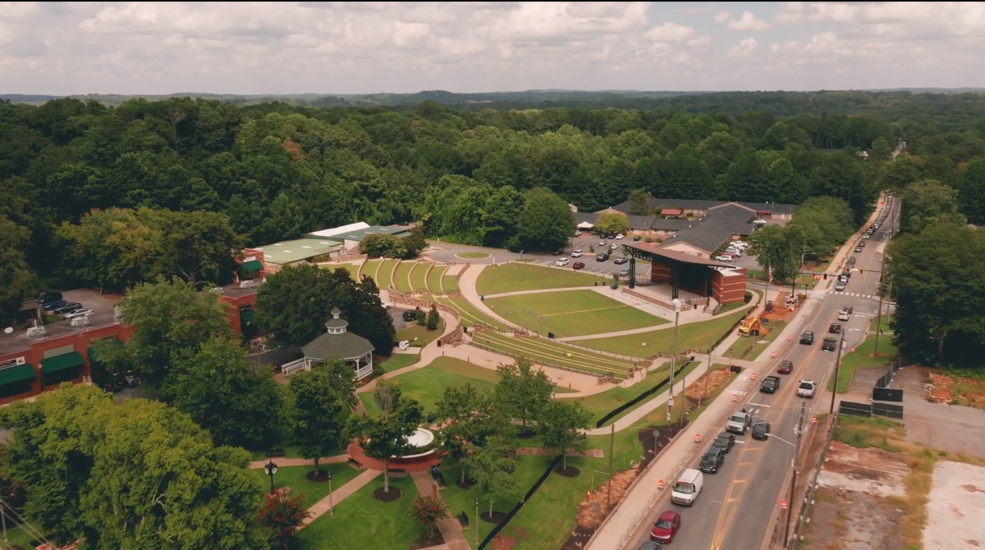 Amphitheater in Downtown Woodstock